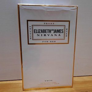 NEW NEVER OPENED Elizabeth and James Nirvana White For Her Eau de Parfum Spray